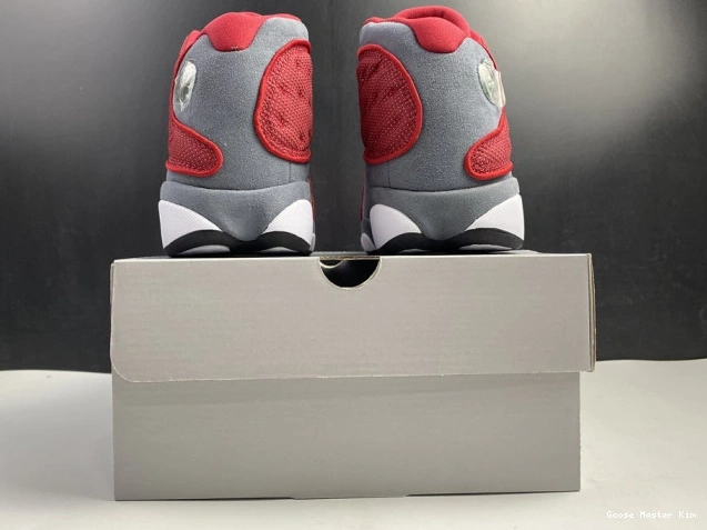 Grey Jordan Retro Air Gym Red 414571-600 13 Flint 0607